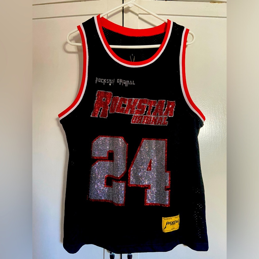 Rockstar Original Black Jersey with Red and White Accents